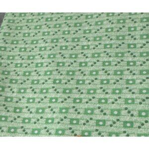 18 x 22 Cotton Fat Quarter Geometric Green Quilting Fabric